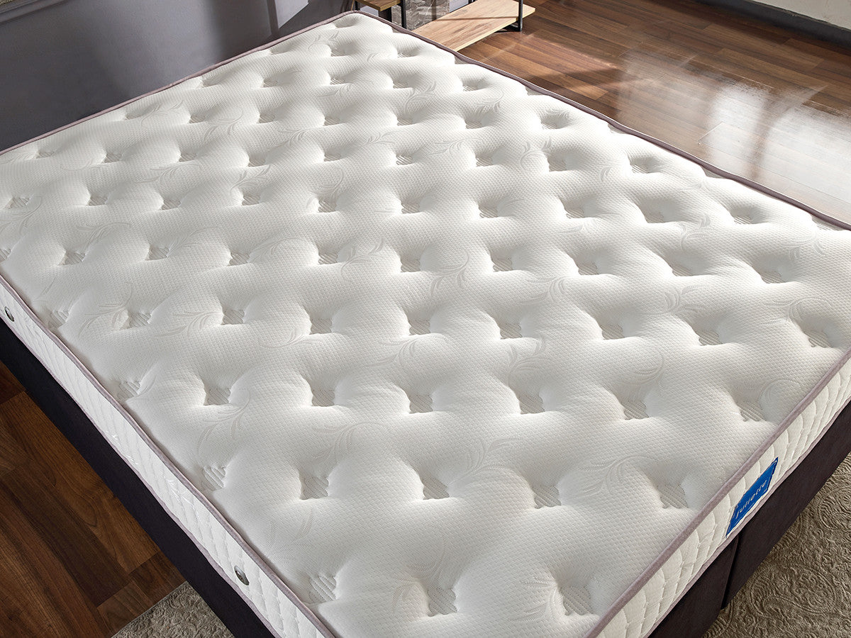 Base e cabeceira de cama de casal elegantes, pretas, 140x190 cm | Estrutura de aço durável, tecido 100% Soho, trava de segurança, baú incluído | Design moderno para conforto