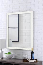 Espelho Decorativo-Framed-Branco