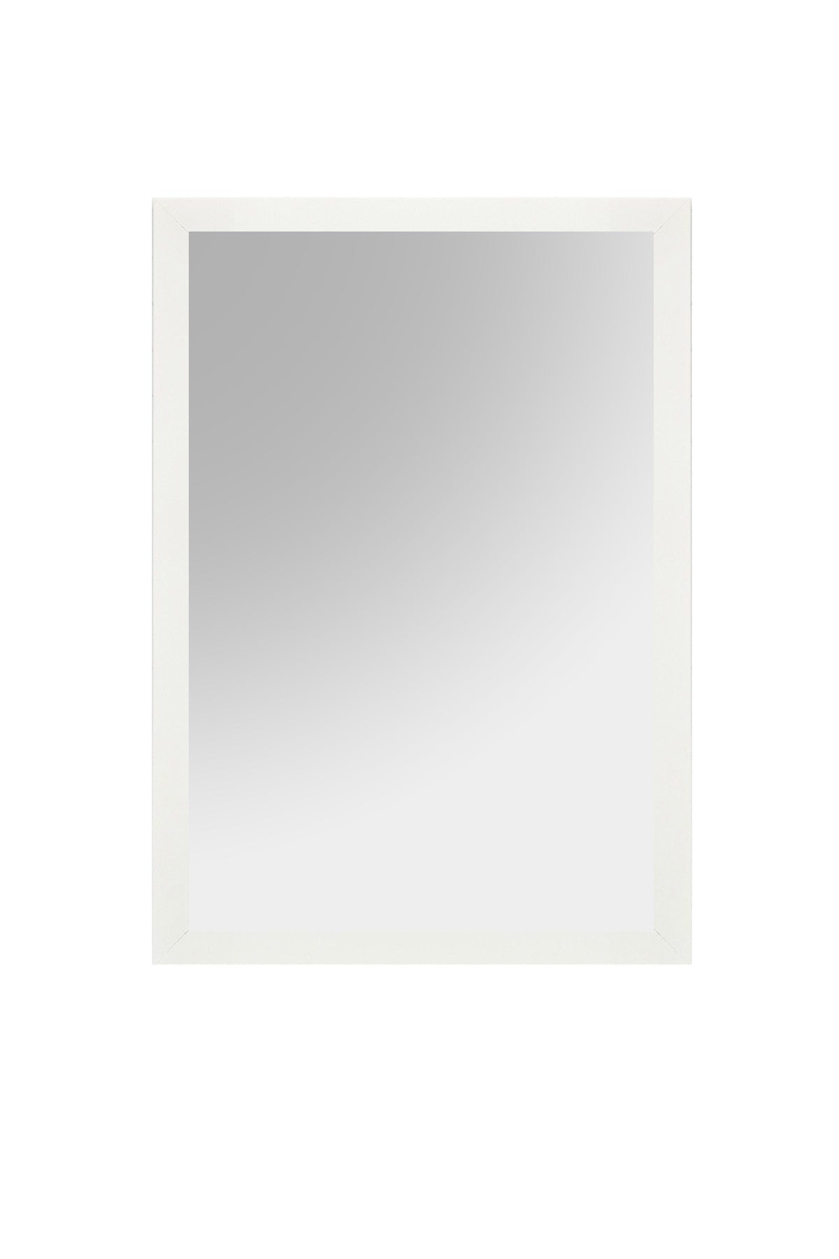 Espelho Decorativo-Framed-Branco