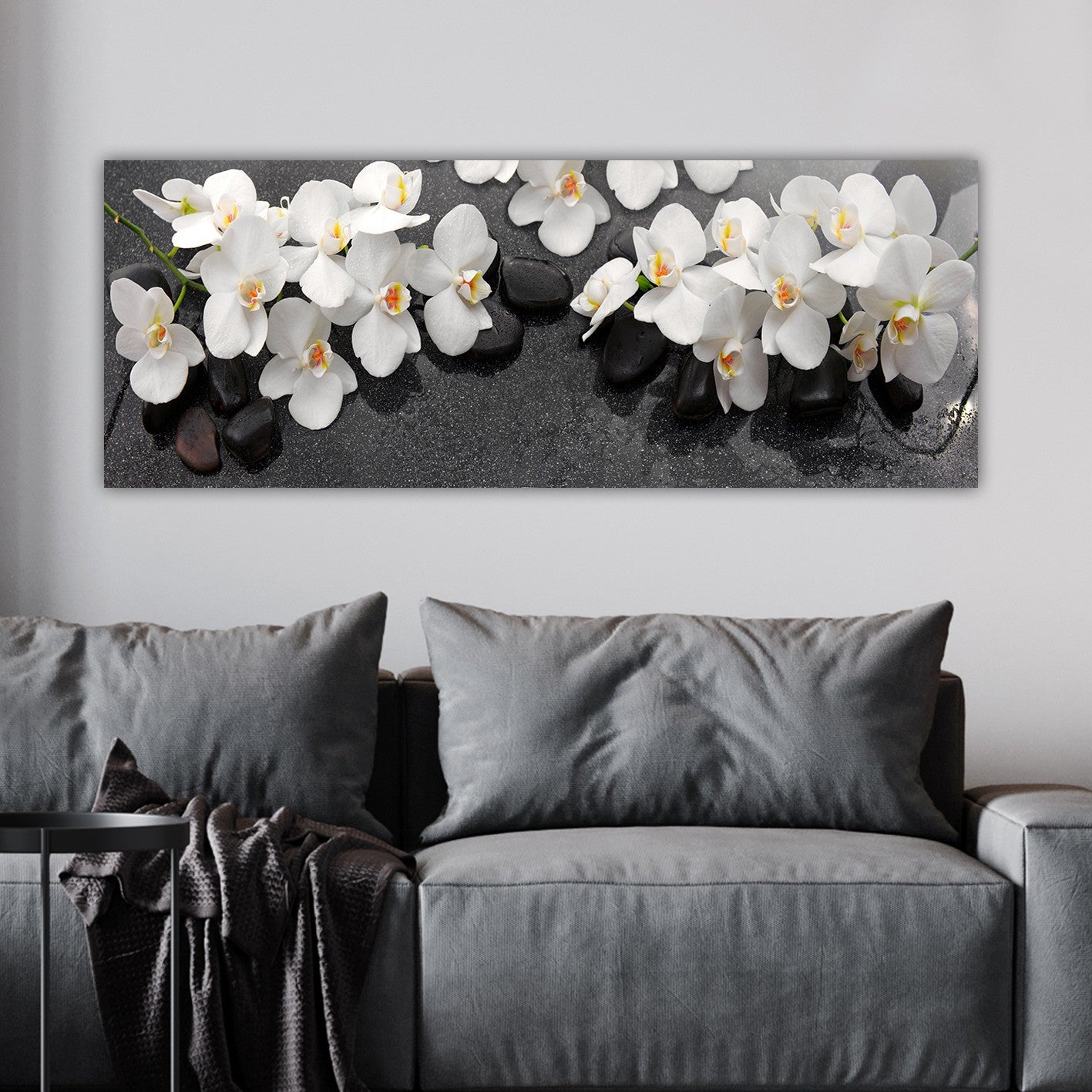 Pintura Decorativa Elegante em Tela, 30 x 80 cm, 100% Tela, 100% Moldura de Madeira (4 cm de Espessura) | Perfeita para Amantes de Decoração e Arte