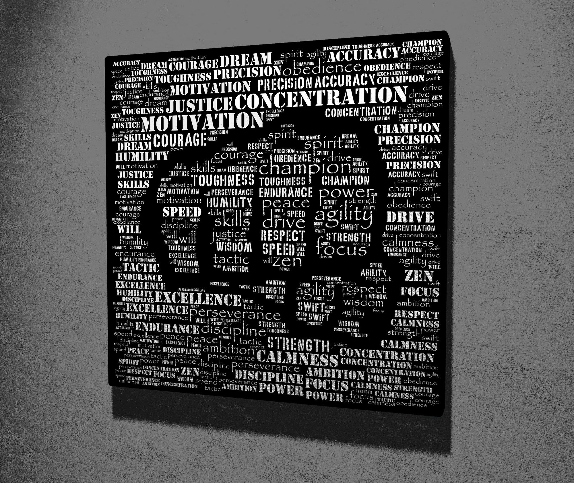 Quadro Decorativo em Tela 45x45cm - Impressão Digital Premium com Moldura de Madeira