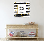 Quadro Decorativo em Tela 45x45cm - Impressão Digital Premium com Moldura de Madeira