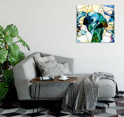 Quadro Decorativo em Tela 45x45cm - Impressão Digital Premium com Moldura de Madeira