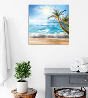 Quadro Decorativo em Tela 45x45cm - Impressão Digital Premium com Moldura de Madeira