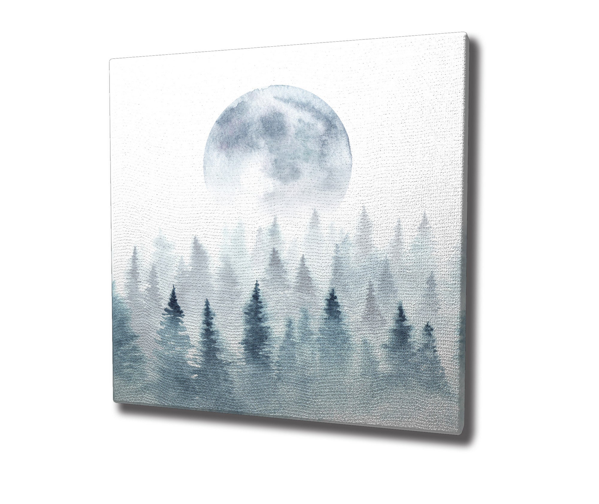 Quadro Decorativo em Tela 45x45cm - Impressão Digital Premium com Moldura de Madeira