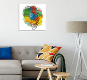 Quadro Decorativo em Tela 45x45cm - Impressão Digital Premium com Moldura de Madeira