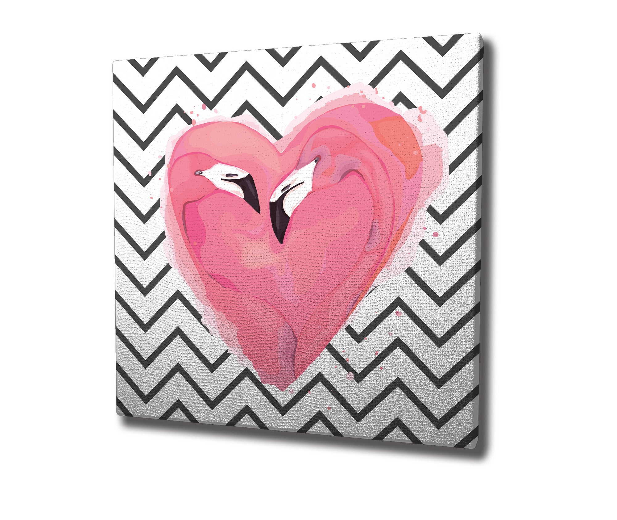 Quadro Decorativo em Tela 45x45cm - Impressão Digital Premium com Moldura de Madeira