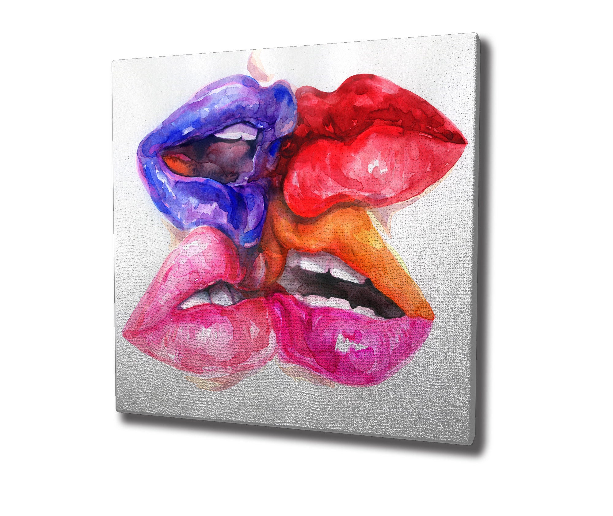 Quadro Decorativo em Tela 45x45cm - Impressão Digital Premium com Moldura de Madeira