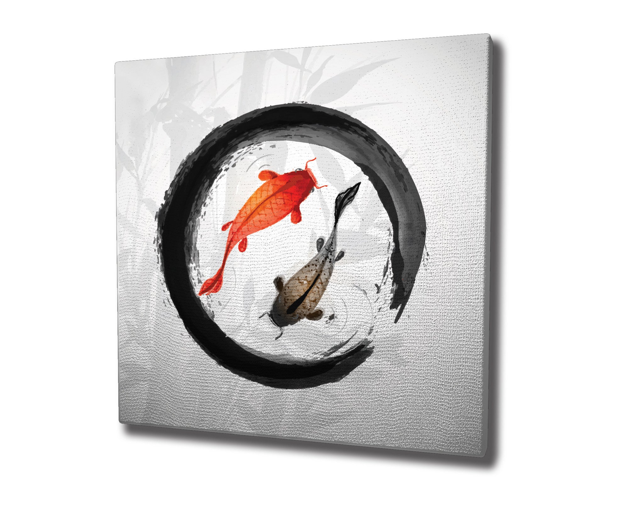 Quadro Decorativo em Tela 45x45cm - Impressão Digital Premium com Moldura de Madeira