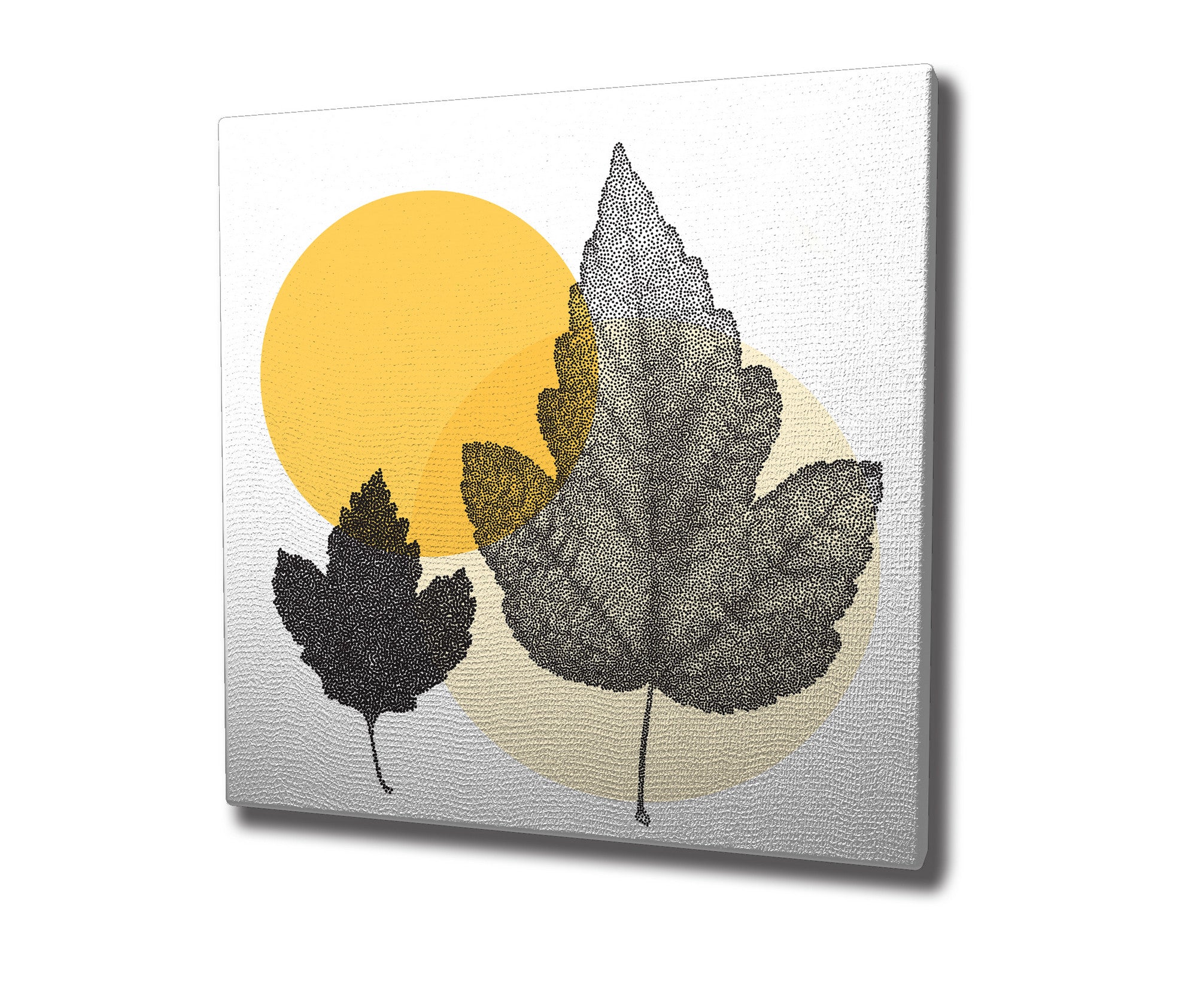 Quadro Decorativo em Tela 45x45cm - Impressão Digital Premium com Moldura de Madeira