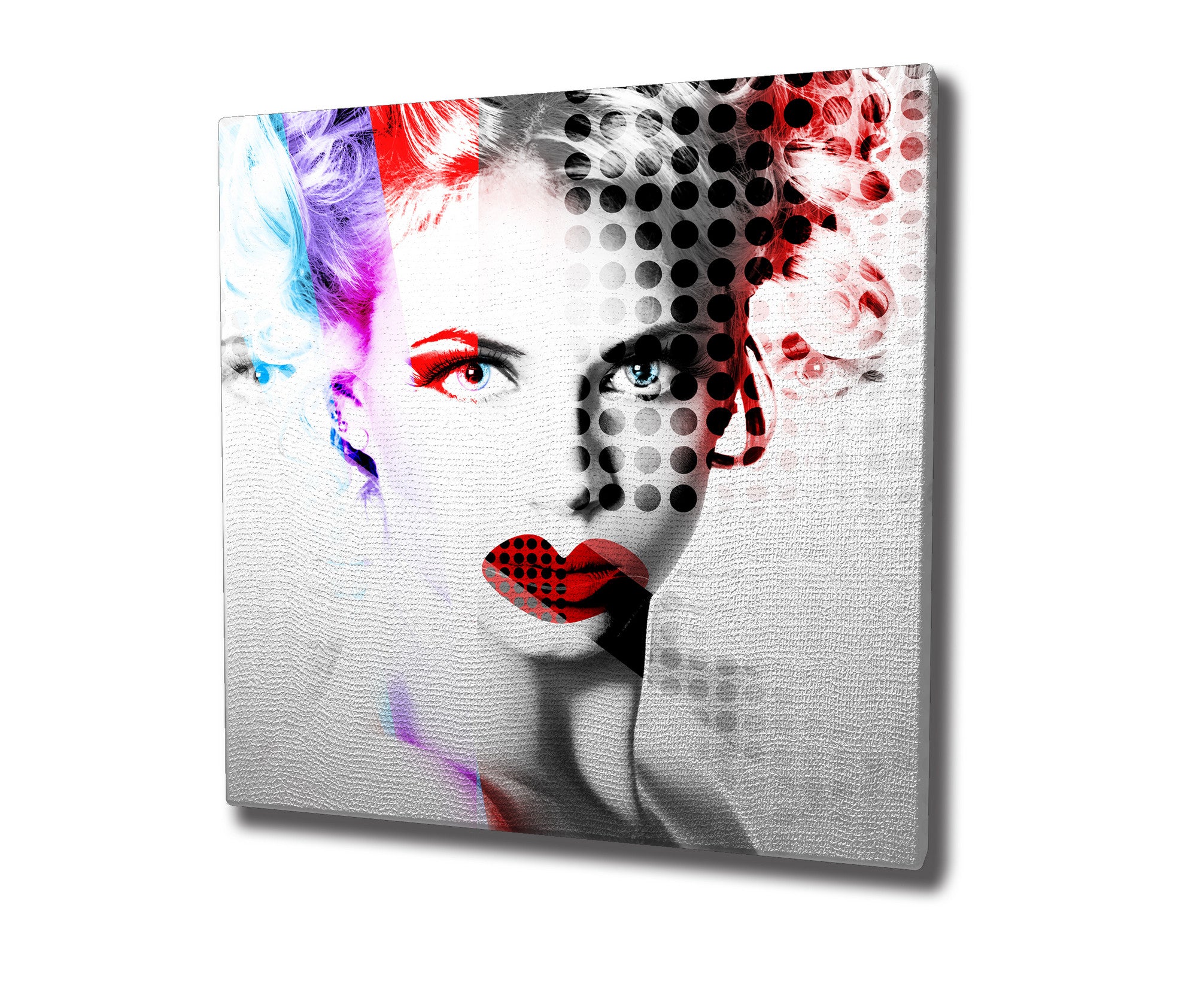 Quadro Decorativo em Tela 45x45cm - Impressão Digital Premium com Moldura de Madeira