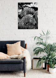 Quadro Decorativo em Tela com Moldura de Madeira - Impressão Digital Multicolor 30x40cm