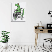 Quadro Decorativo em Tela com Moldura de Madeira - Impressão Digital Multicolor 30x40cm