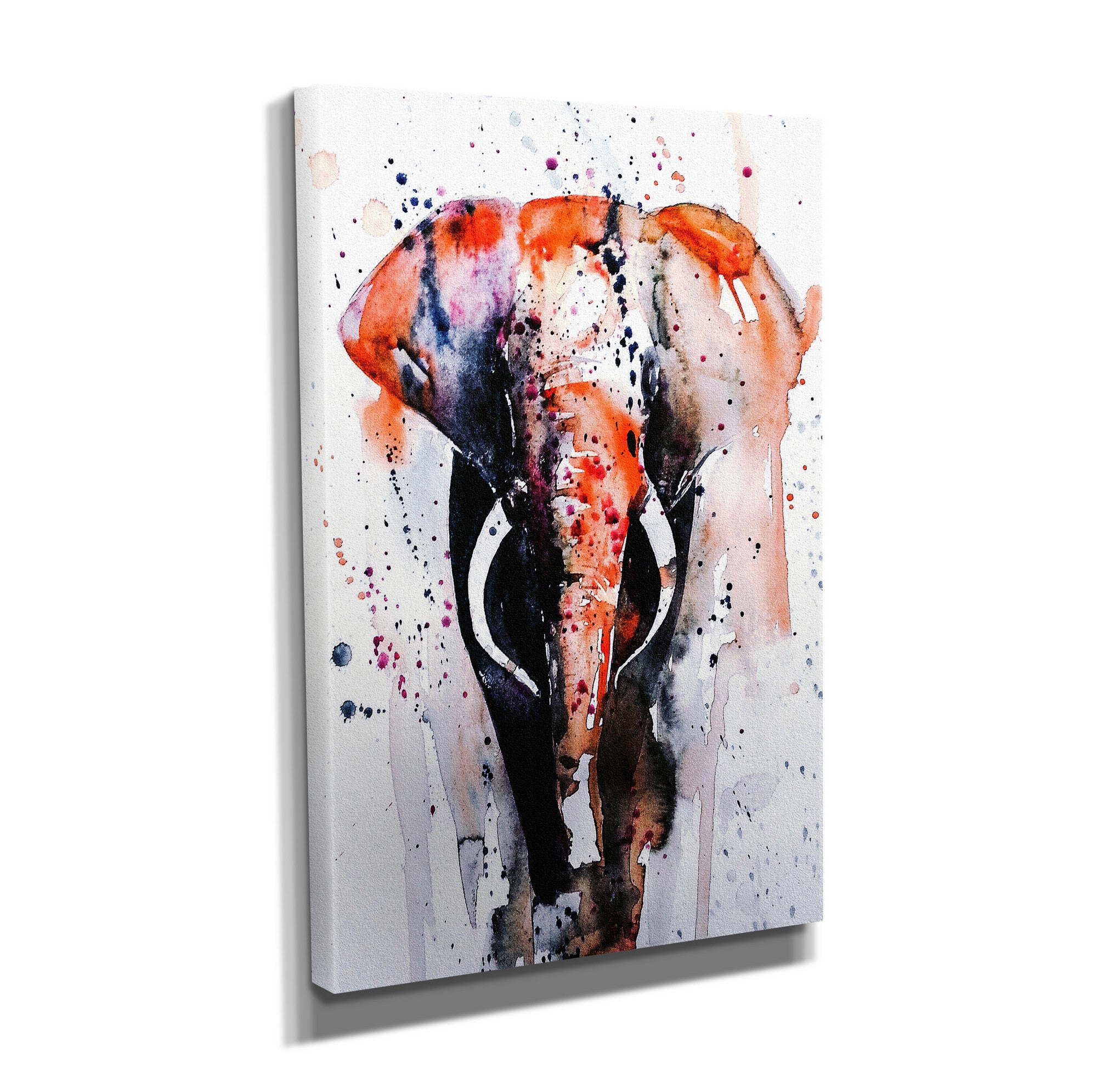 Quadro Decorativo em Tela com Moldura de Madeira - Impressão Digital Multicolor 30x40cm