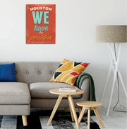 Quadro Decorativo em Tela com Moldura de Madeira - Impressão Digital Multicolor 30x40cm