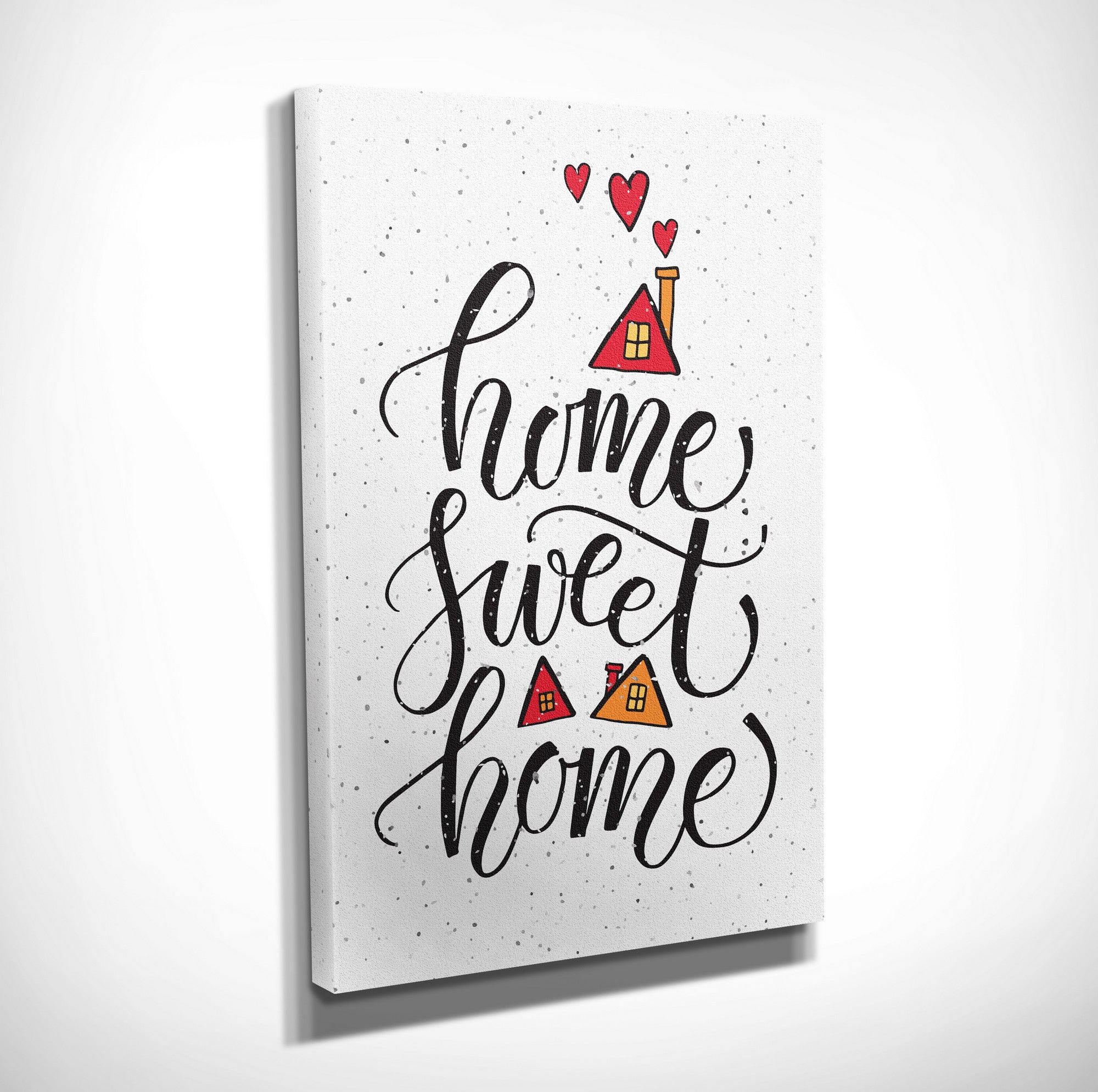 Quadro Decorativo em Tela com Moldura de Madeira - Impressão Digital Multicolor 30x40cm