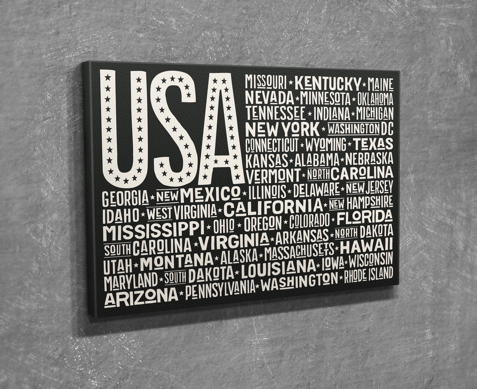 Quadro Decorativo em Tela com Moldura de Madeira - Impressão Digital Multicolor 30x40cm