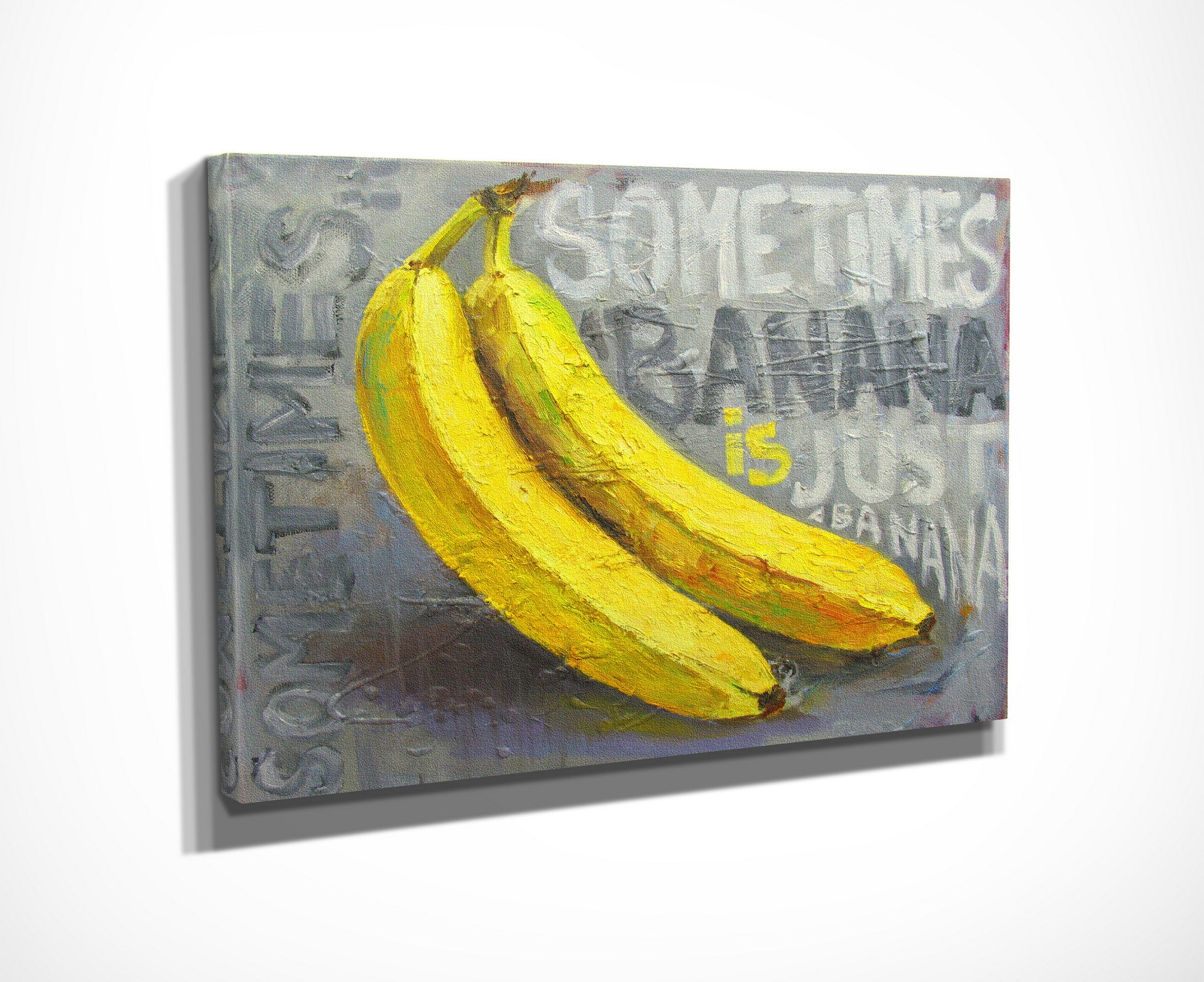 Quadro Decorativo em Tela com Moldura de Madeira - Impressão Digital Multicolor 30x40cm