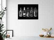 Quadro Decorativo em Tela com Moldura de Madeira - Impressão Digital Multicolor 30x40cm