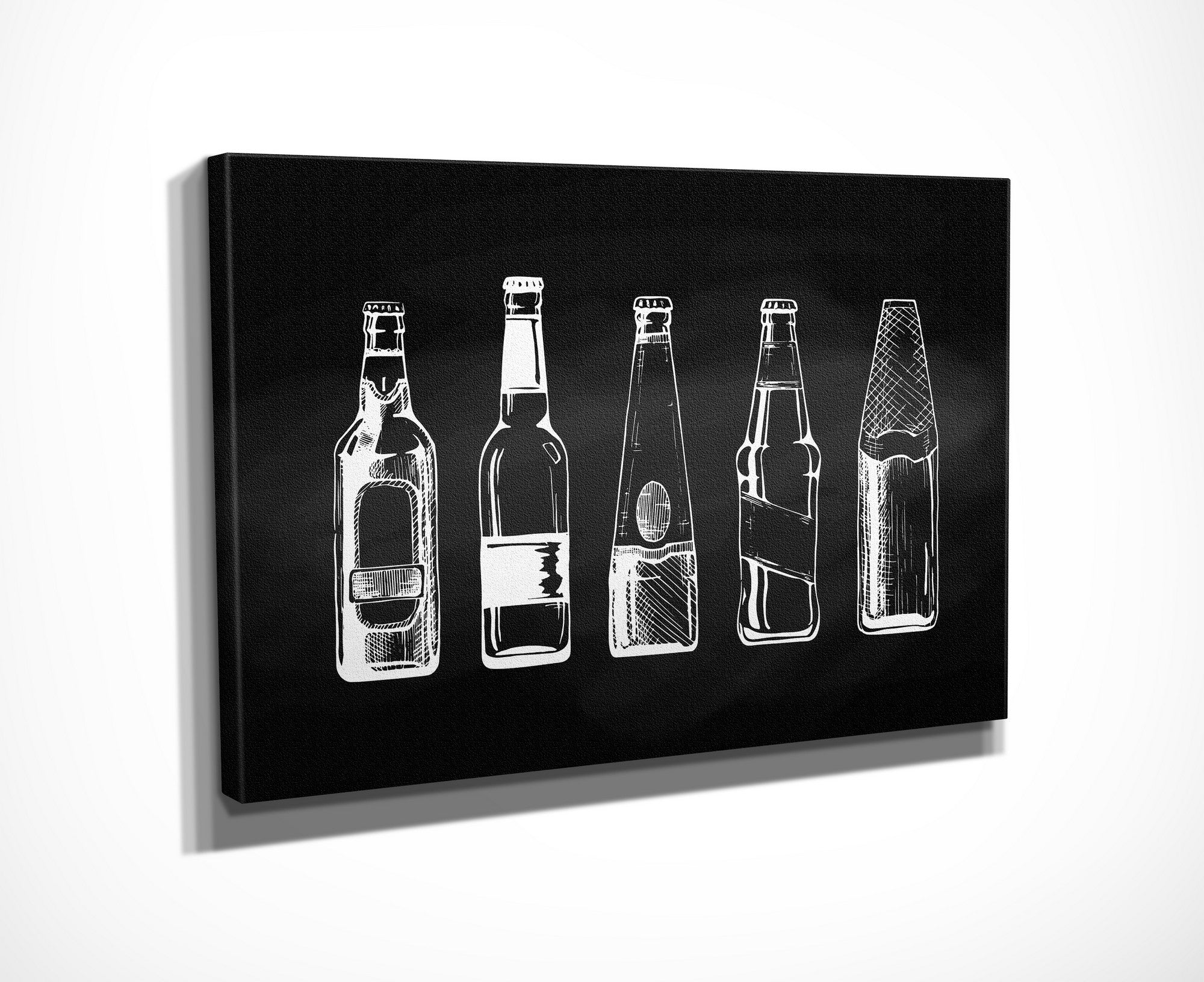 Quadro Decorativo em Tela com Moldura de Madeira - Impressão Digital Multicolor 30x40cm