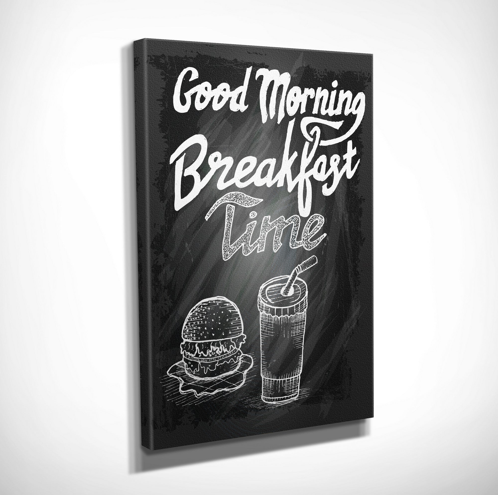 Quadro Decorativo em Tela com Moldura de Madeira - Impressão Digital Multicolor 30x40cm