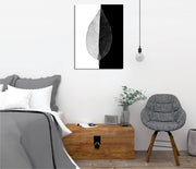 Quadro Decorativo em Tela com Moldura de Madeira - Impressão Digital Multicolor 30x40cm