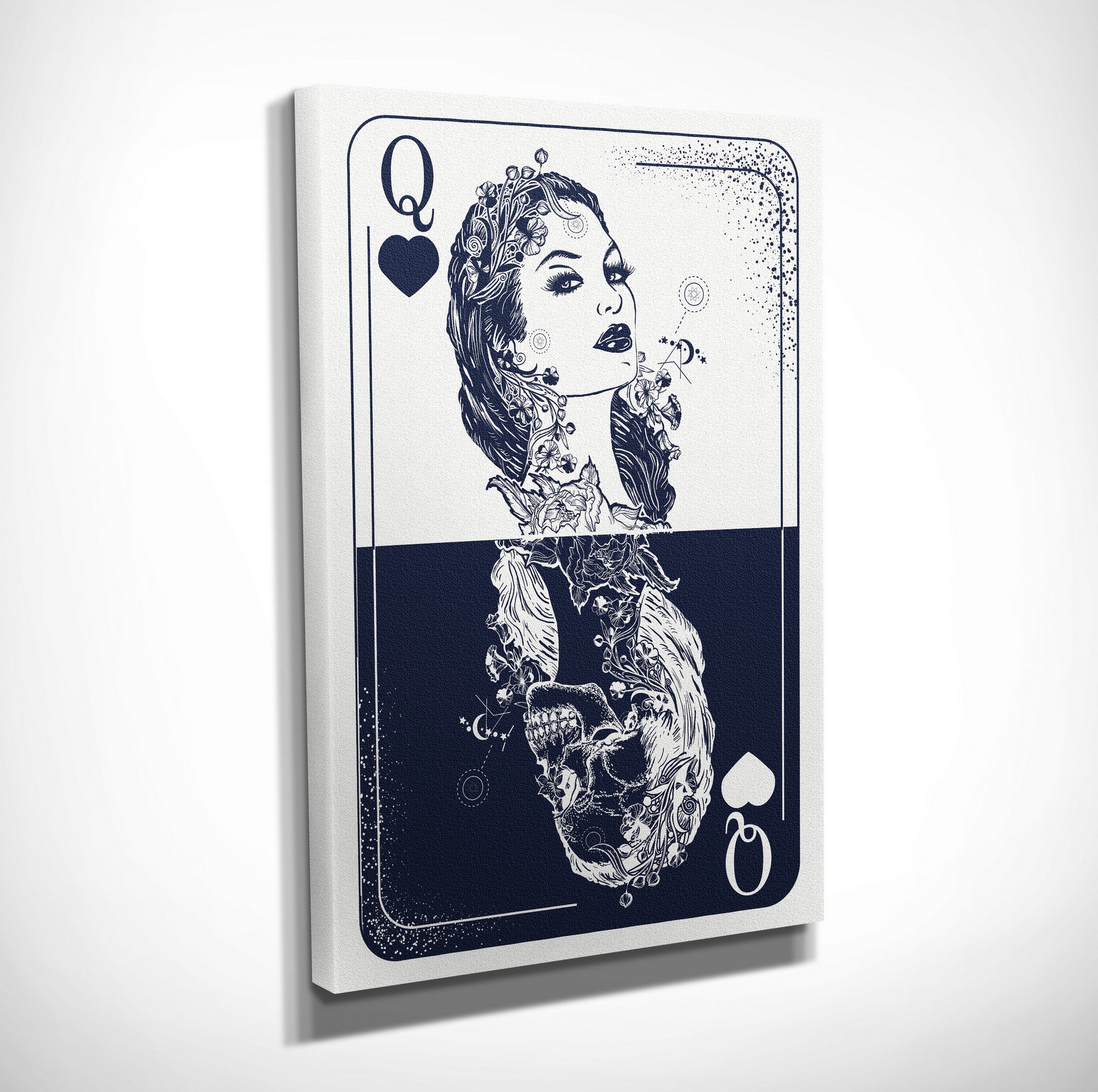 Quadro Decorativo em Tela com Moldura de Madeira - Impressão Digital Multicolor 30x40cm