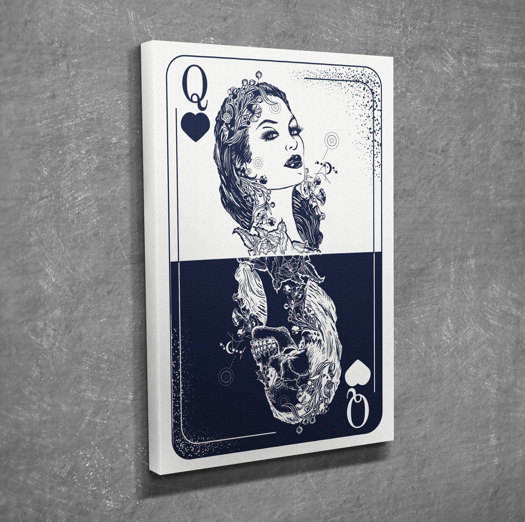 Quadro Decorativo em Tela com Moldura de Madeira - Impressão Digital Multicolor 30x40cm