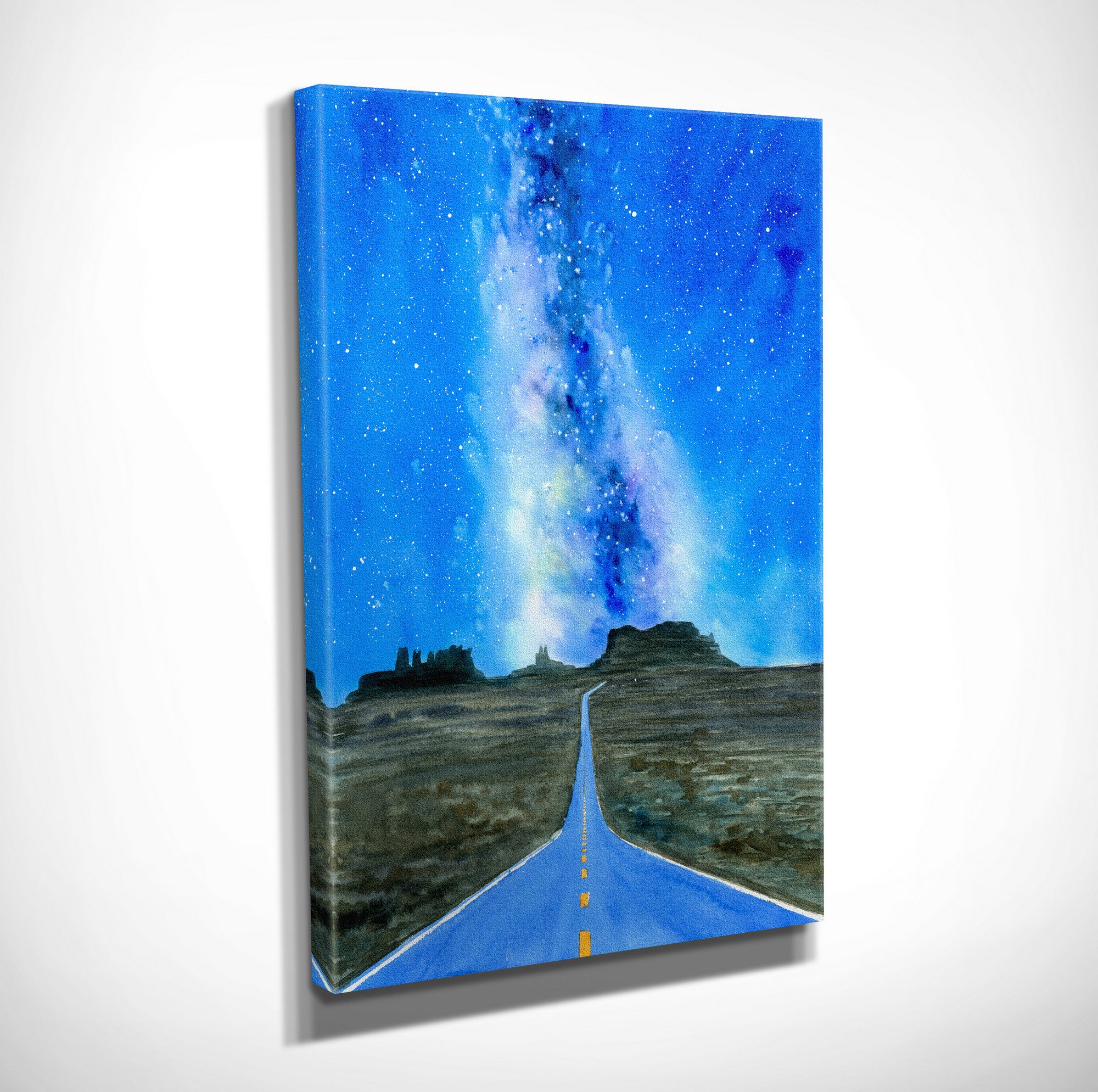 Quadro Decorativo em Tela com Moldura de Madeira - Impressão Digital Multicolor 30x40cm