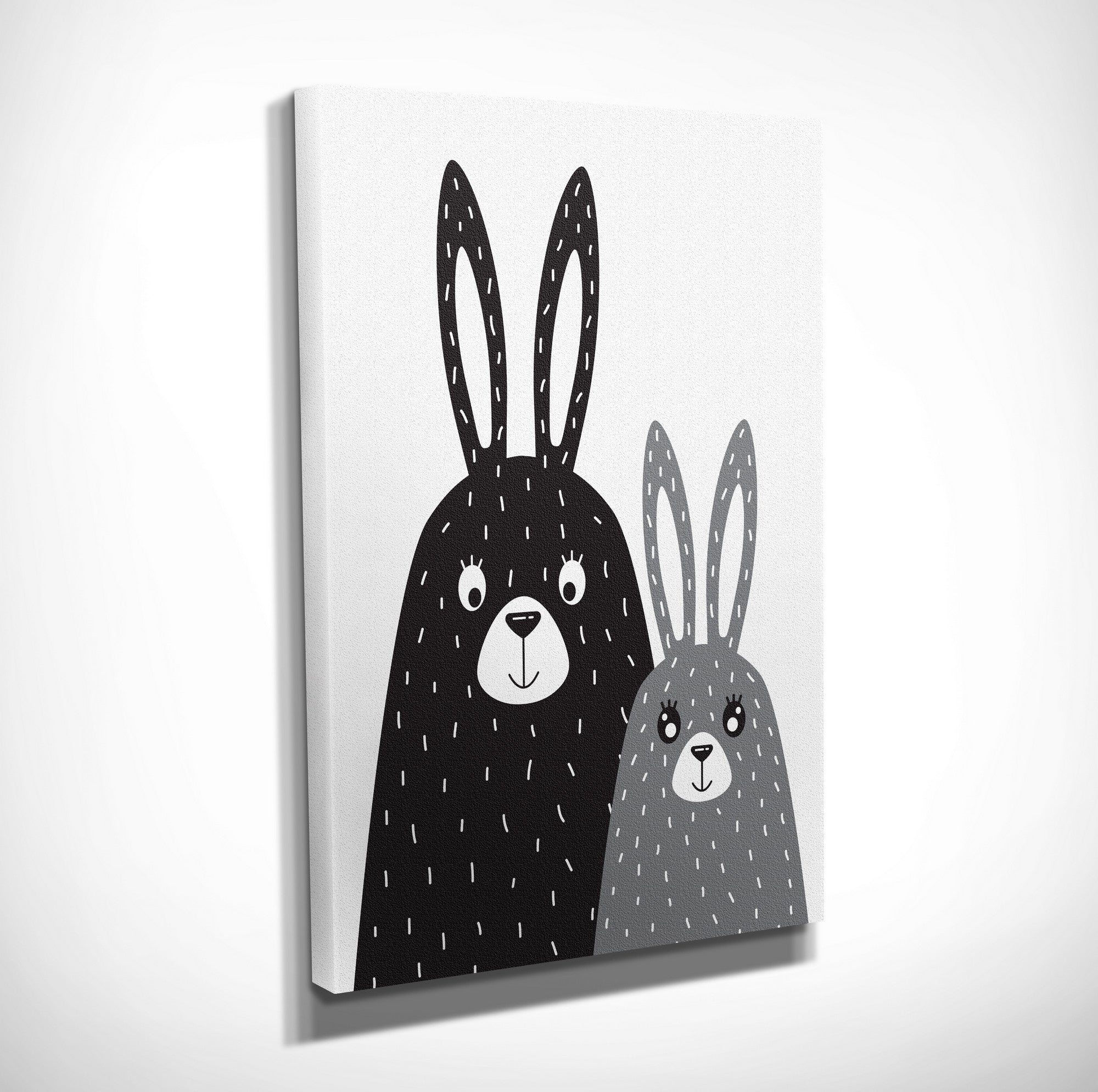 Quadro Decorativo em Tela com Moldura de Madeira - Impressão Digital Multicolor 30x40cm