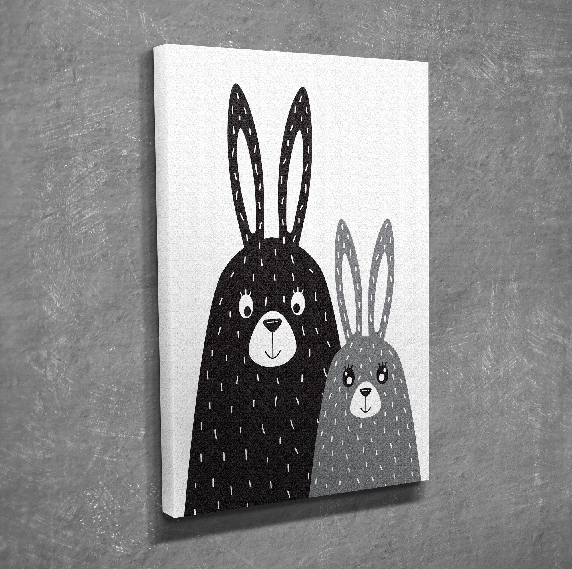 Quadro Decorativo em Tela com Moldura de Madeira - Impressão Digital Multicolor 30x40cm