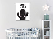 Quadro Decorativo em Tela com Moldura de Madeira - Impressão Digital Multicolor 30x40cm