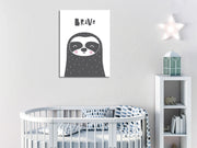 Quadro Decorativo em Tela com Moldura de Madeira - Impressão Digital Multicolor 30x40cm