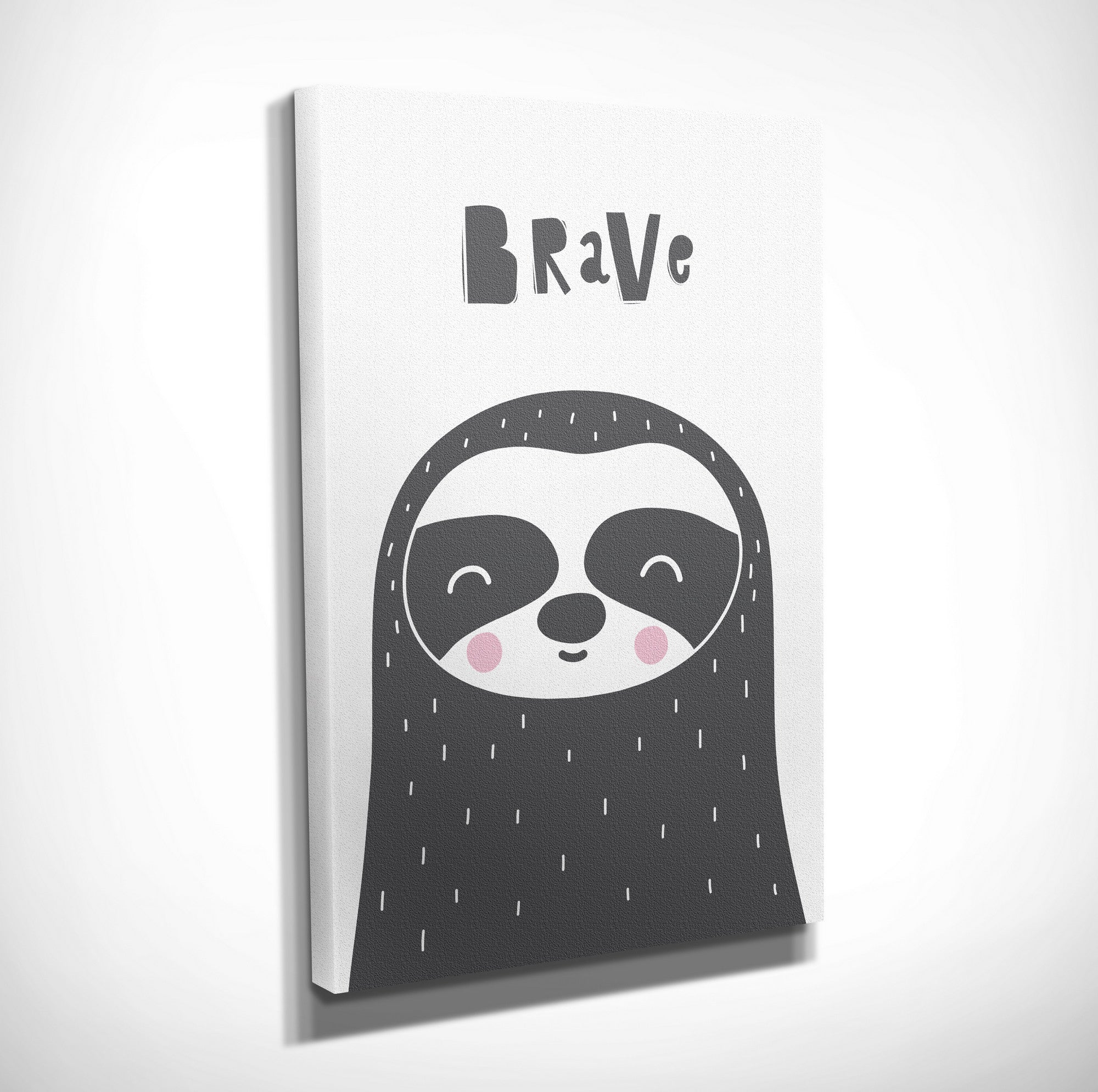 Quadro Decorativo em Tela com Moldura de Madeira - Impressão Digital Multicolor 30x40cm