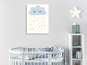 Quadro Decorativo em Tela com Moldura de Madeira - Impressão Digital Multicolor 30x40cm