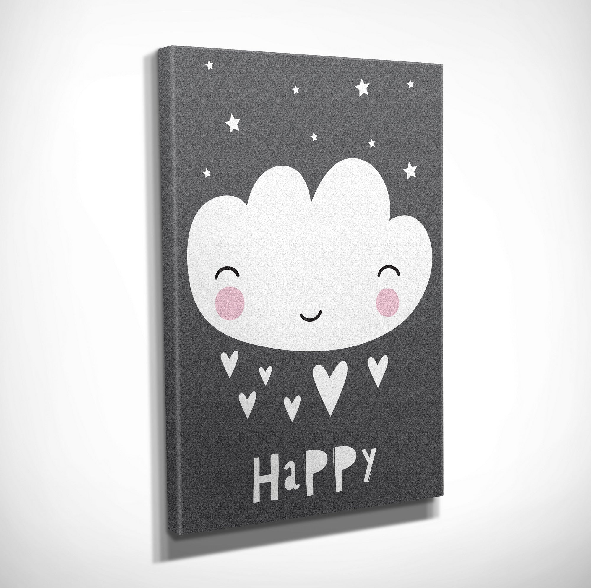 Quadro Decorativo em Tela com Moldura de Madeira - Impressão Digital Multicolor 30x40cm