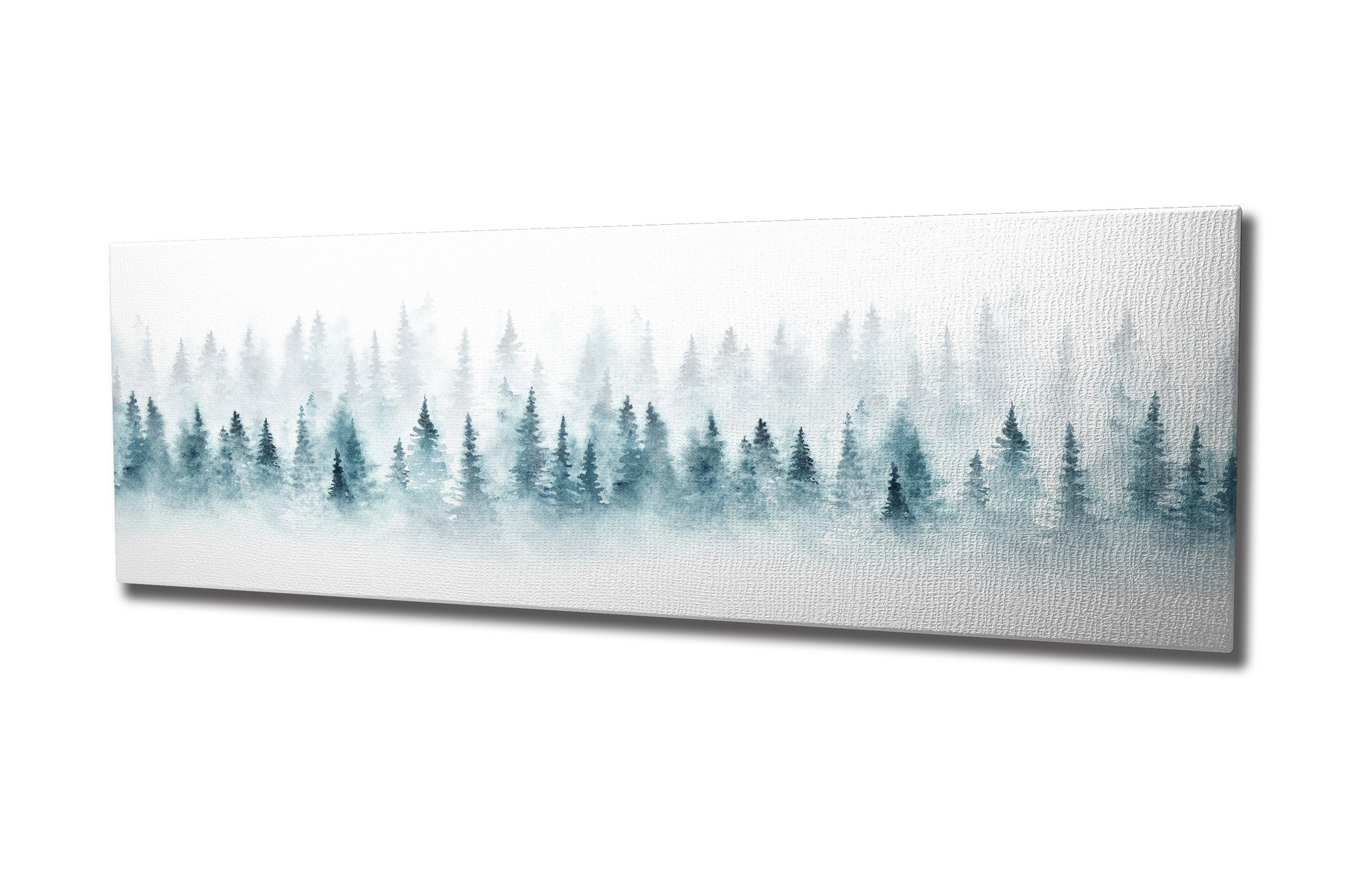 Quadro Decorativo em Tela com Moldura de Madeira - Impressão Digital Multicolor 30x80cm