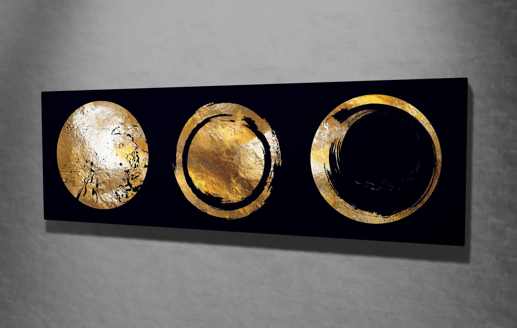 Impressionante pintura decorativa em tela, 30 x 80 cm | 60% algodão / 40% poliéster, emoldurada | Impressão digital de artista anônimo | Perfeito para decoração de casa