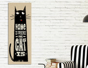 Quadro Decorativo em Tela com Moldura de Madeira - Impressão Digital Multicolor 30x80cm