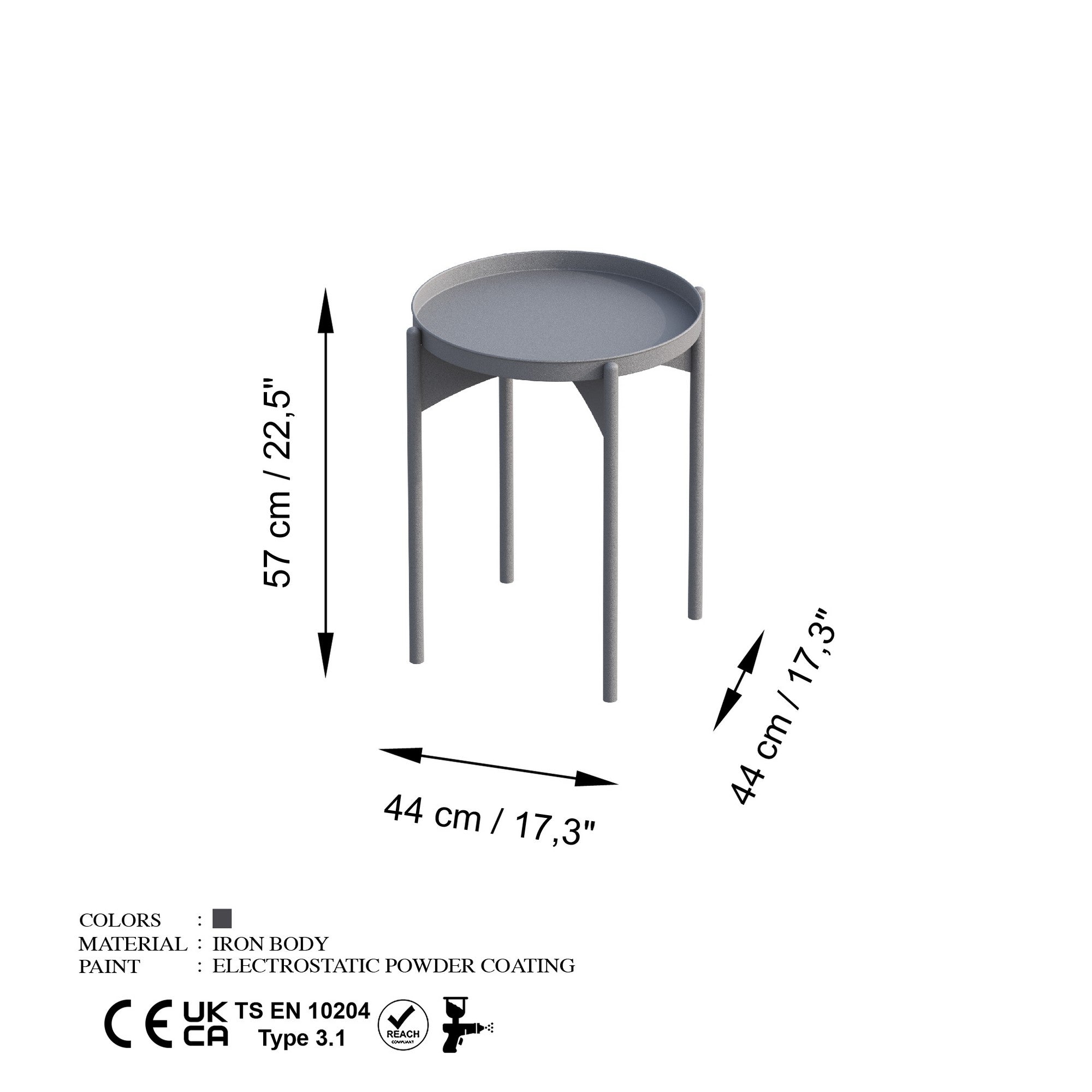 Mesa de Centro-SHB-002-Cinza