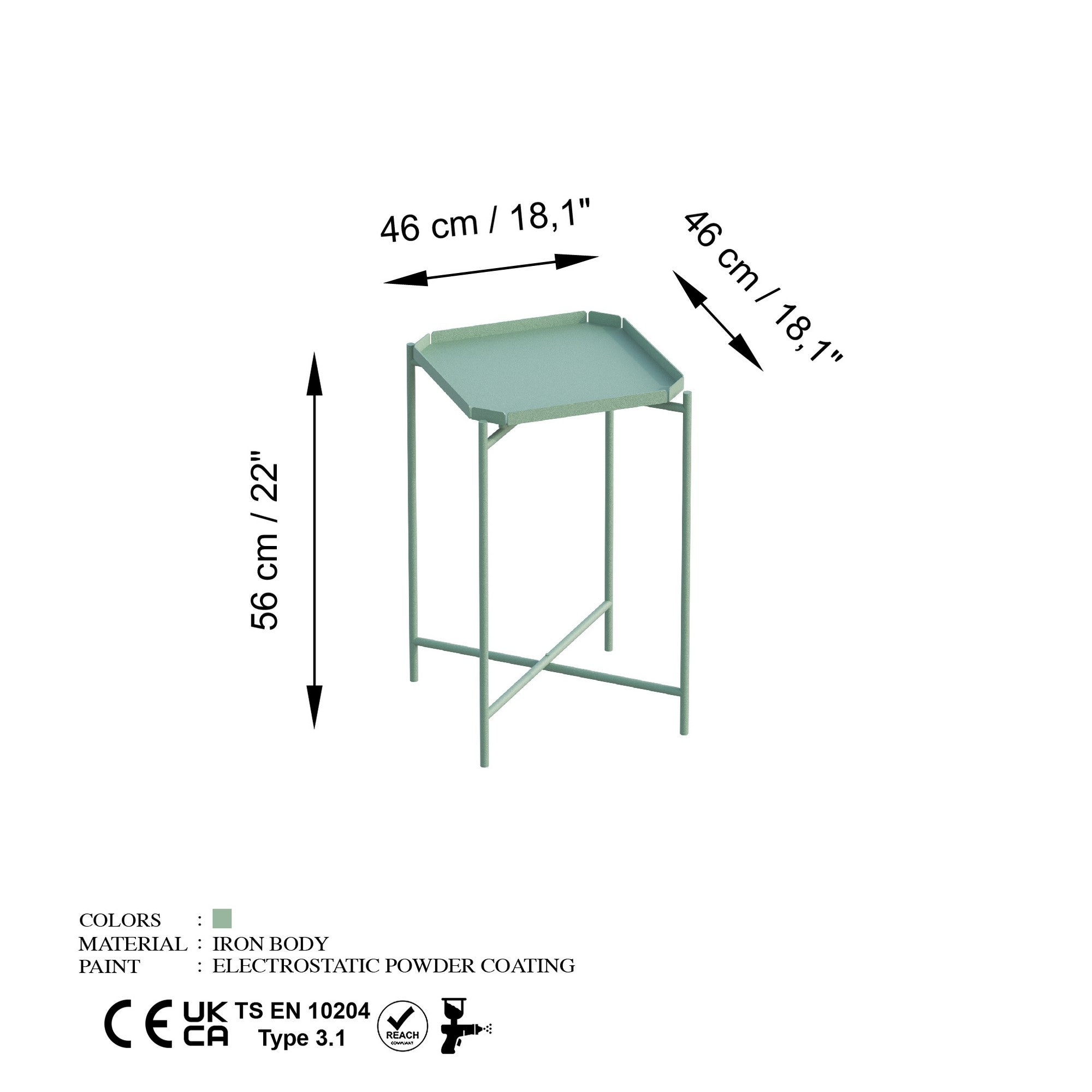Mesa de Centro-SHB-008-Verde