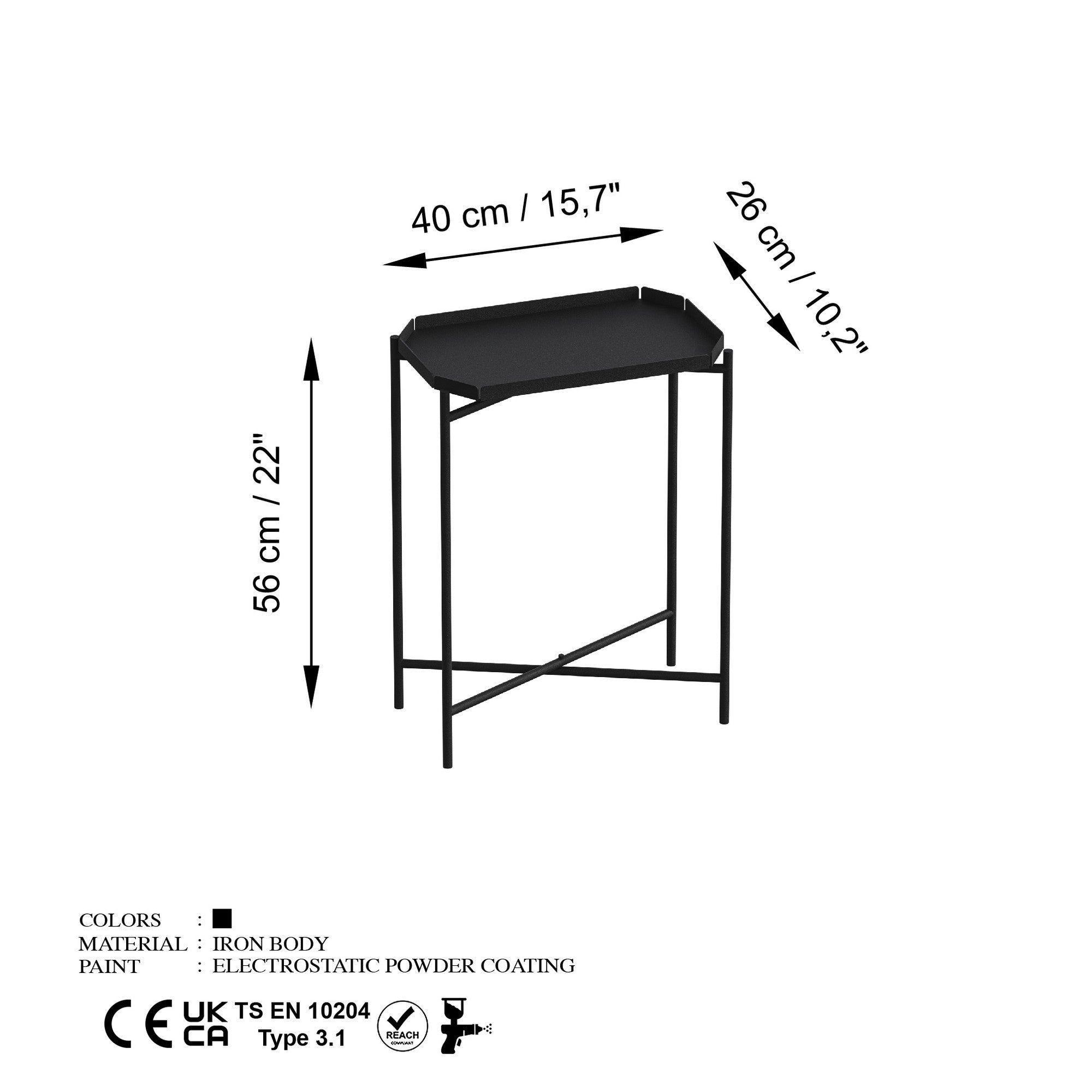 Mesa de Centro-SHB-009-Preto