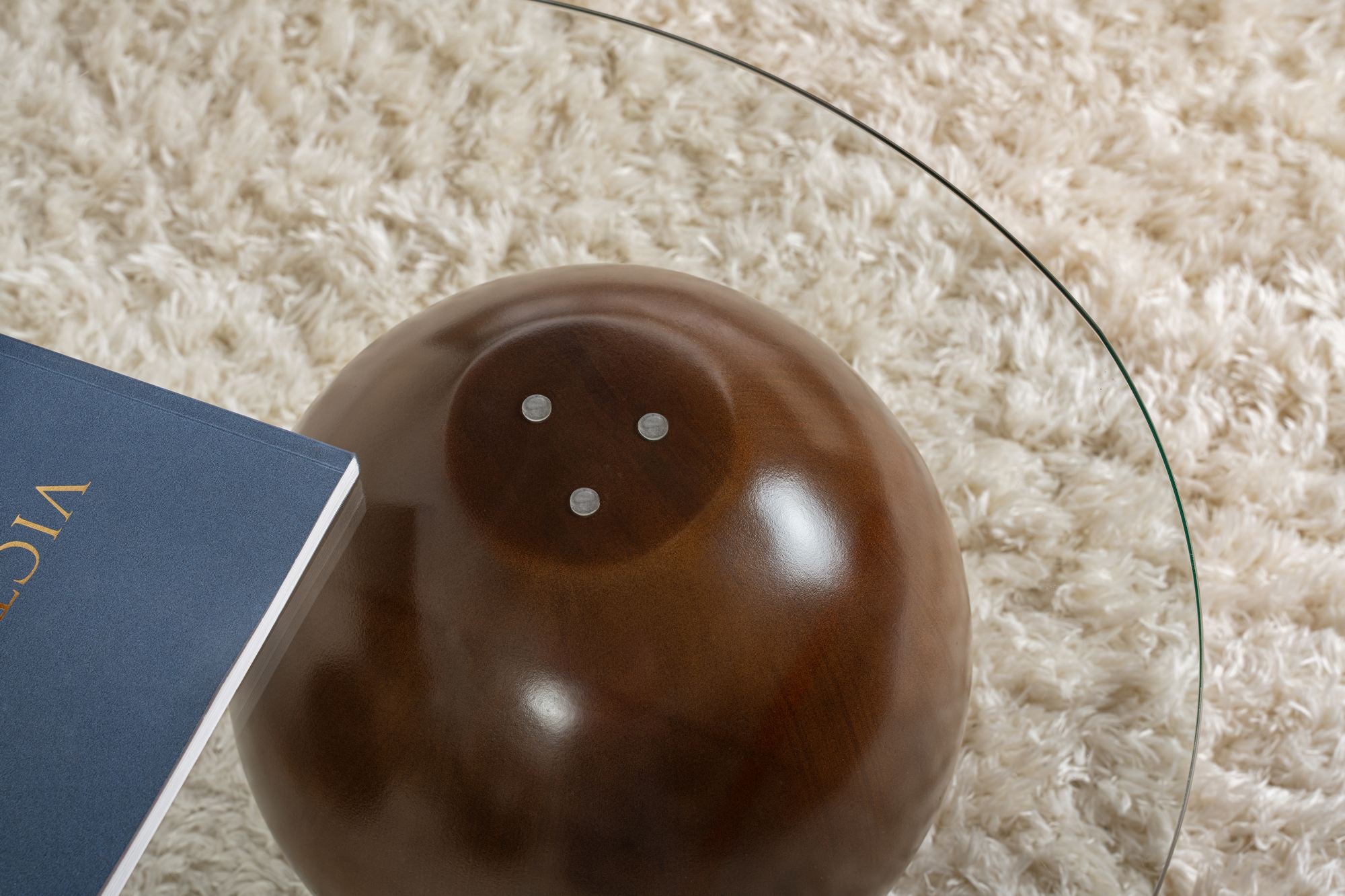 Mesa de Centro-Sphere-Nogueira
Transparente