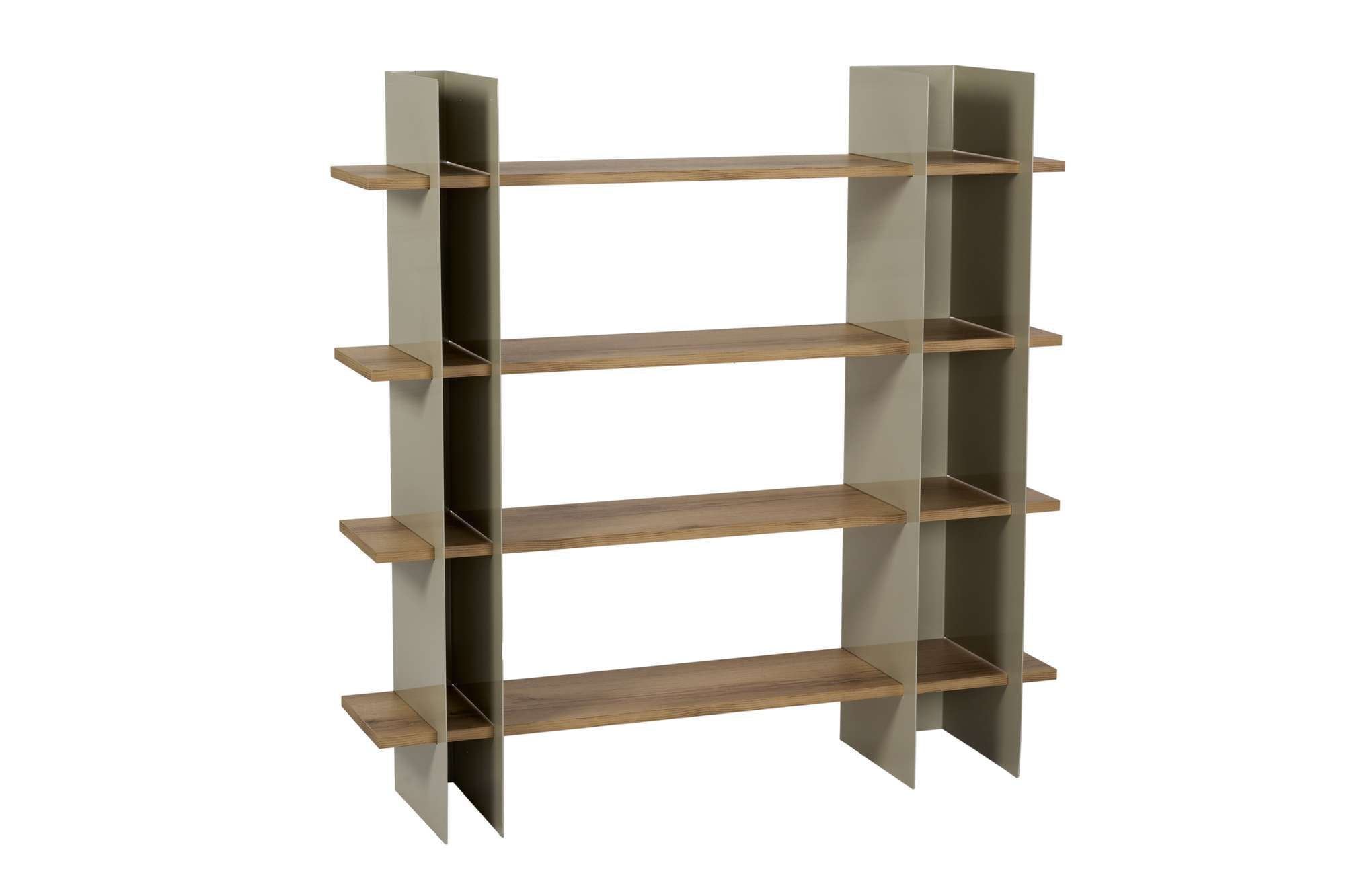 Estante de livros-Shb-017-B-Taupe