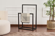 Conjunto para hall de entrada – 25 x 60 x 90 cm – Preto – Metal