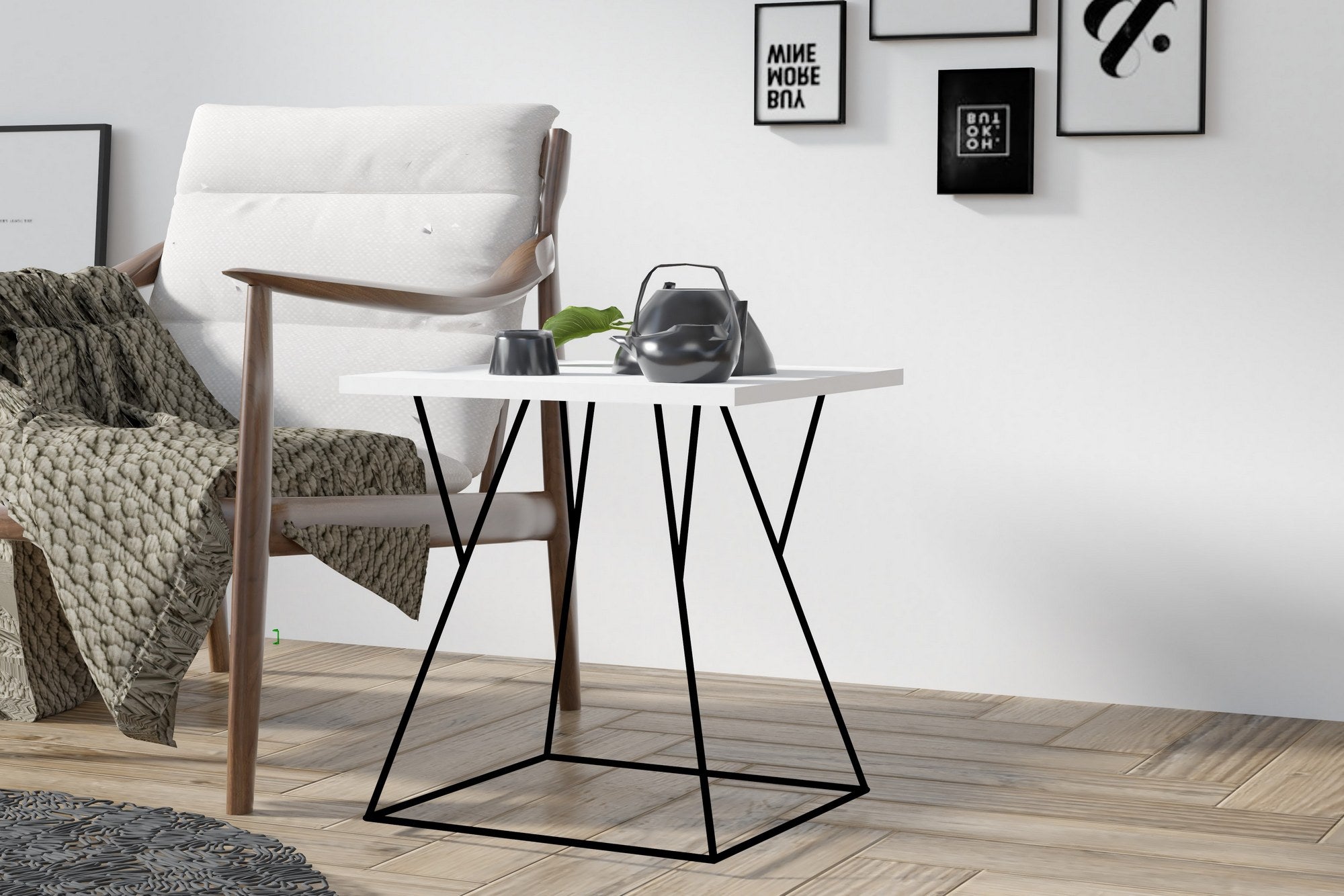 Mesa de Centro-Cassis-Branco