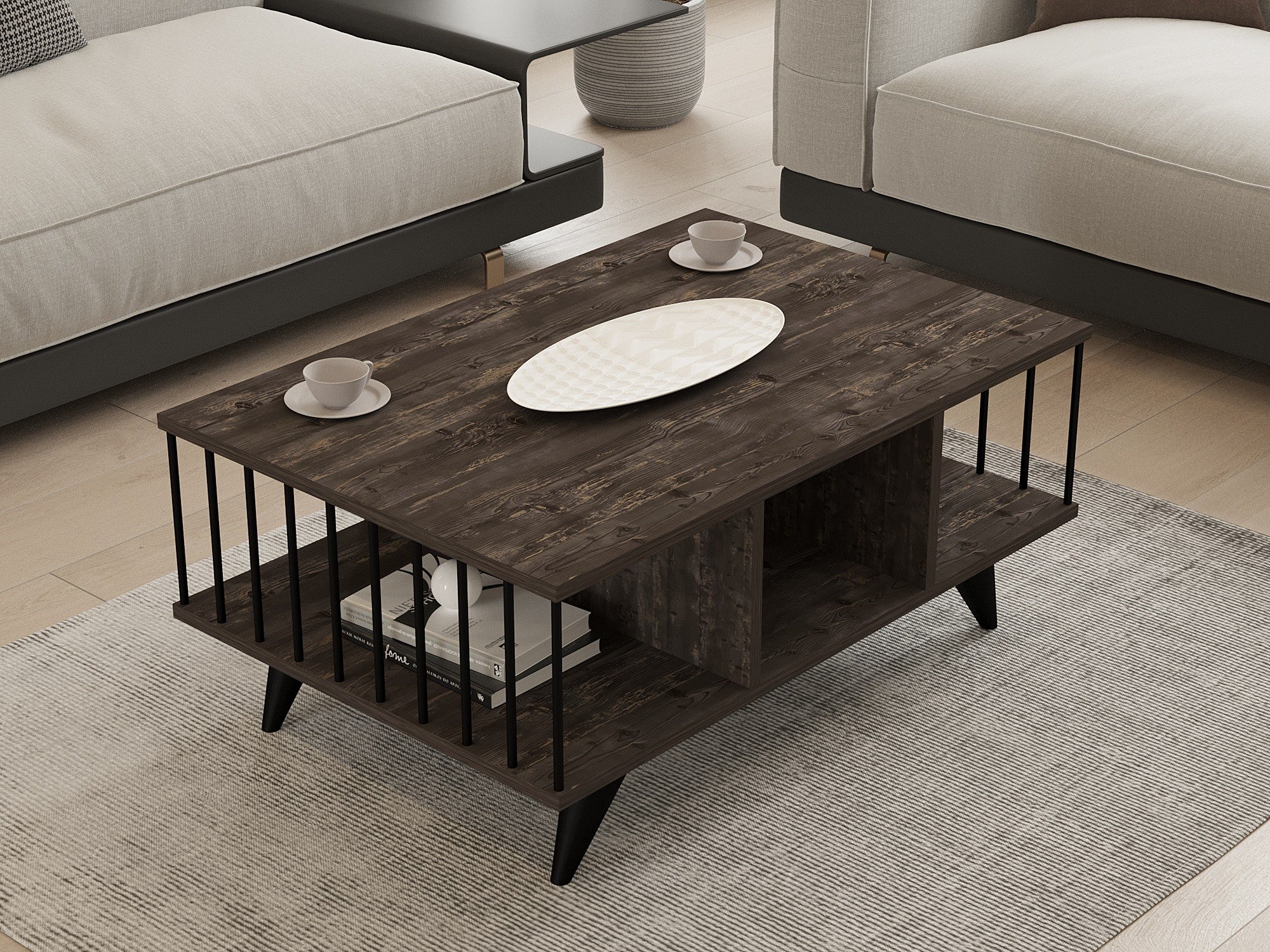 Mesa de Centro-Bert-Antracite