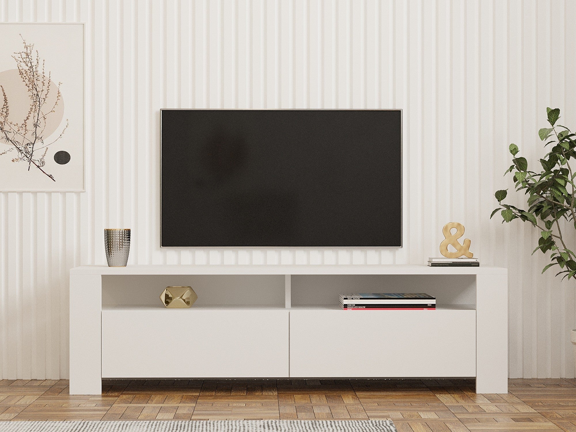 Móvel de TV-Combe-Branco