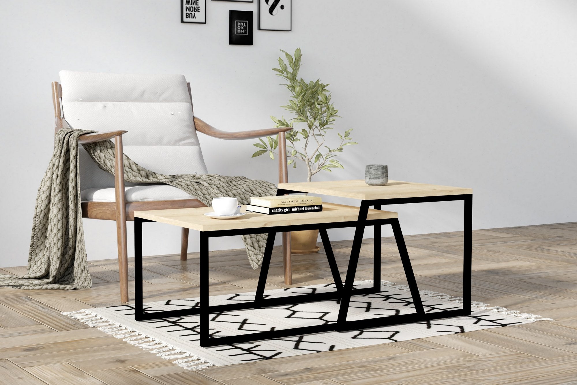 Mesa de Centro-Boyce-Carvalho
Preto