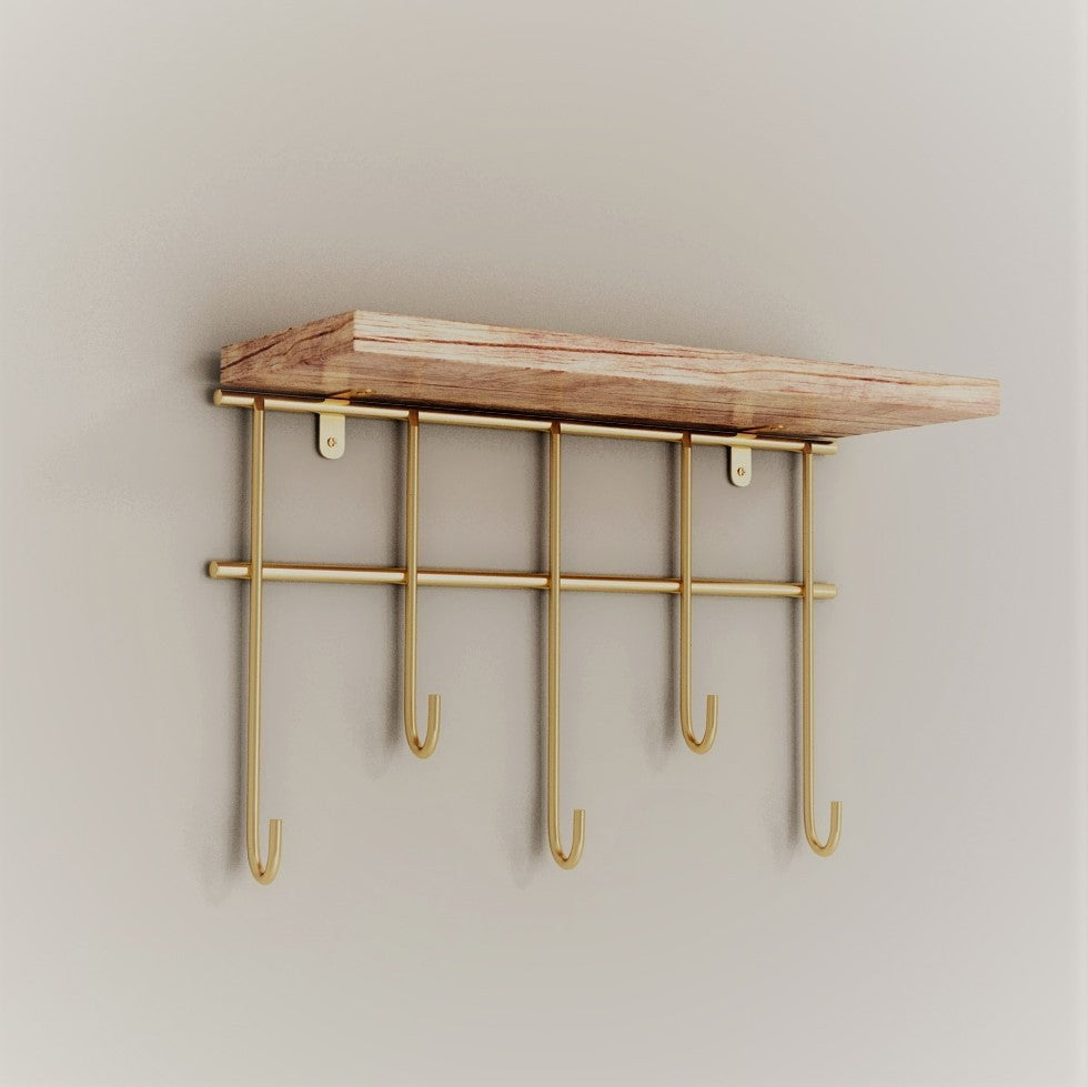 Prateleira de parede-CM-031-SRK-Dourado
Marrom